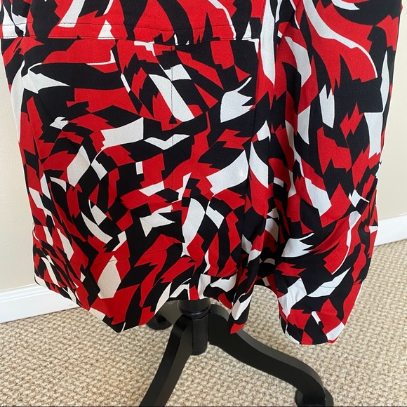 MARNI Colorblock Printed Midi Shift Dress Size M / US6 - Picture 4 of 8